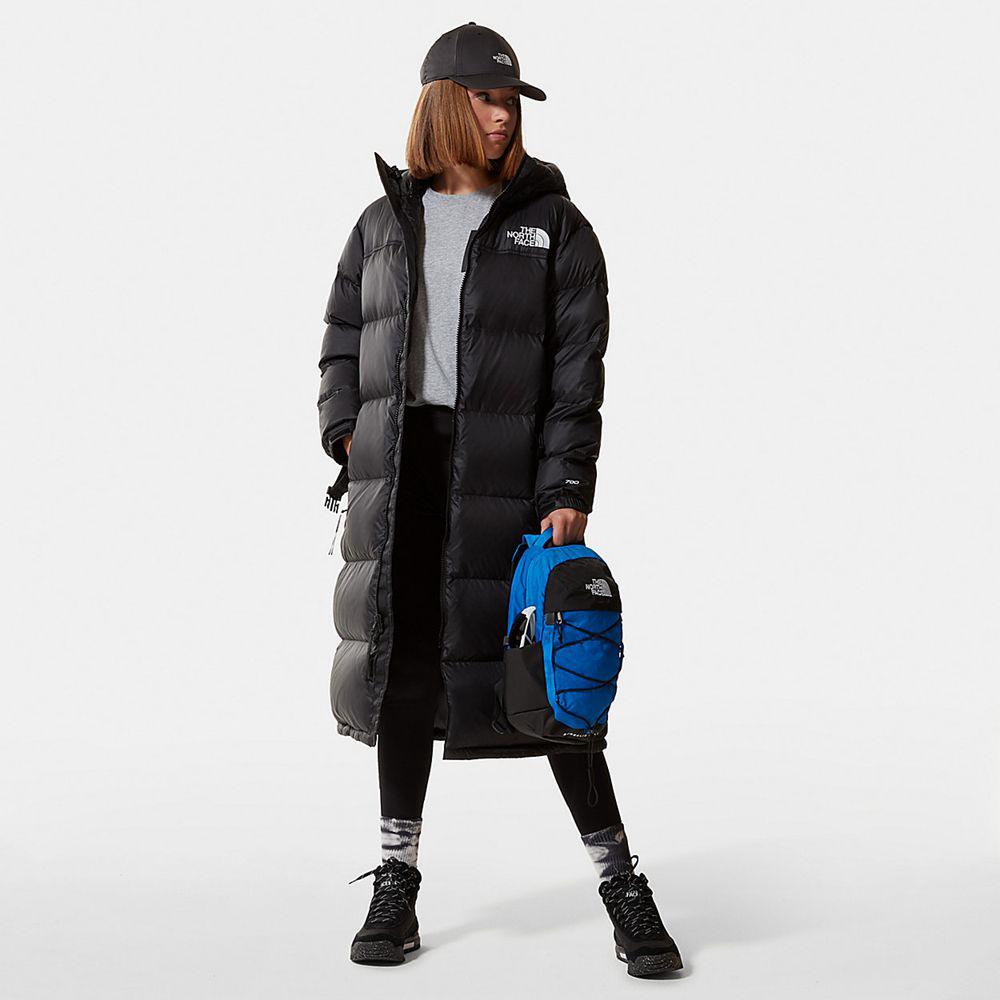 The North Face Nuptse Belted Long Γυναικεια Πανωφόρια - Μαυρα (UCKZ15937)